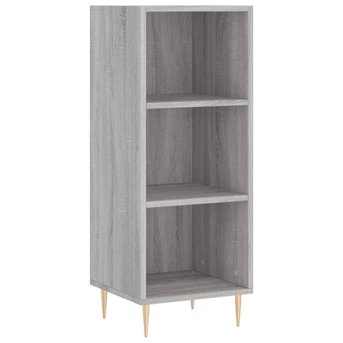 vidaXL Highboard Grau Sonoma 34,5x34x180 cm Holzwerkstoff