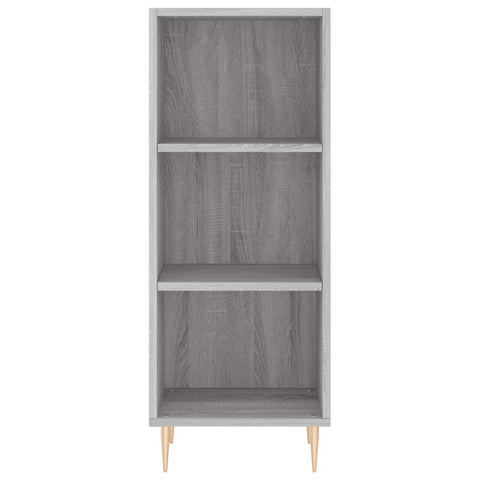 vidaXL Highboard Grau Sonoma 34,5x34x180 cm Holzwerkstoff