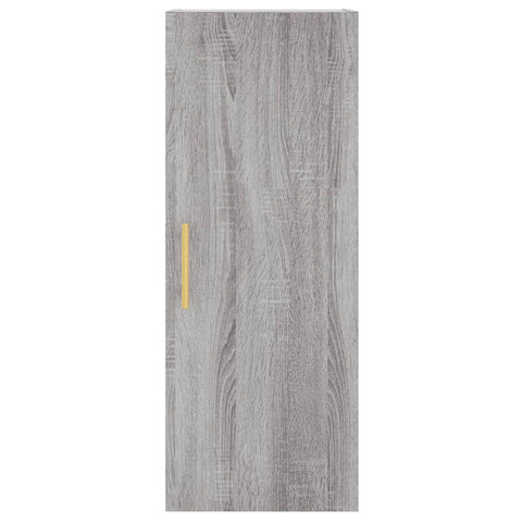 vidaXL Highboard Grau Sonoma 34,5x34x180 cm Holzwerkstoff