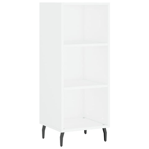 vidaXL Highboard Hochglanz-Weiß 34,5x34x180 cm Holzwerkstoff