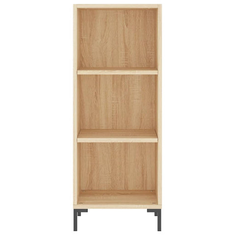 vidaXL Highboard Sonoma-Eiche 34,5x34x180 cm Holzwerkstoff