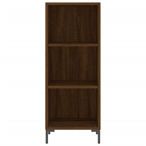 vidaXL Highboard Braun Eichen-Optik 34,5x34x180 cm Holzwerkstoff