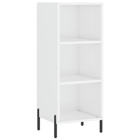 vidaXL Highboard Hochglanz-Weiß 34,5x34x180 cm Holzwerkstoff