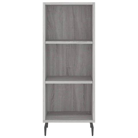 vidaXL Highboard Grau Sonoma 34,5x34x180 cm Holzwerkstoff