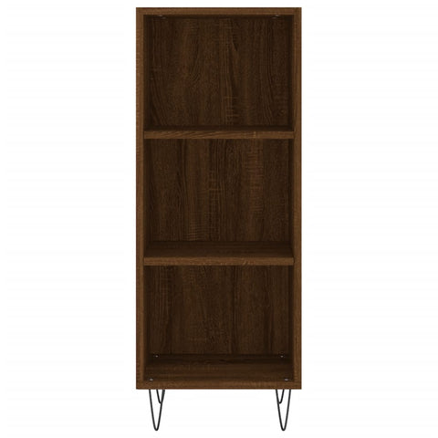 vidaXL Highboard Braun Eichen-Optik 34,5x34x180 cm Holzwerkstoff