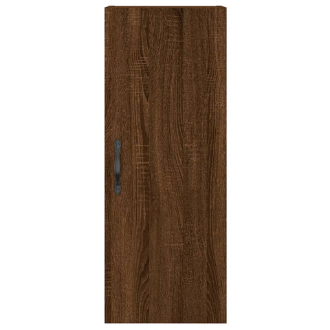 vidaXL Highboard Braun Eichen-Optik 34,5x34x180 cm Holzwerkstoff