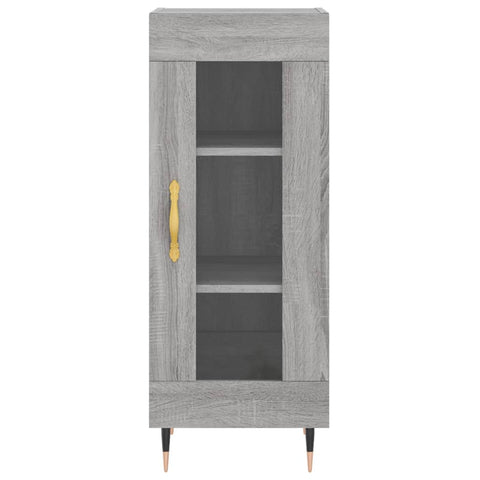 vidaXL Highboard Grau Sonoma 34,5x34x180 cm Holzwerkstoff