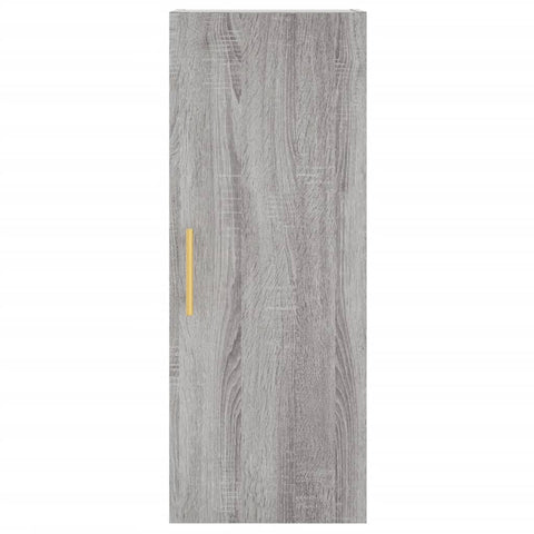 vidaXL Highboard Grau Sonoma 34,5x34x180 cm Holzwerkstoff