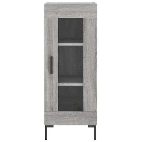 vidaXL Highboard Grau Sonoma 34,5x34x180 cm Holzwerkstoff