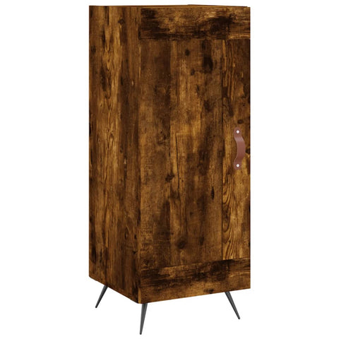 vidaXL Highboard Räuchereiche 34,5x34x180 cm Holzwerkstoff