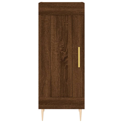 vidaXL Highboard Braun Eichen-Optik 34,5x34x180 cm Holzwerkstoff