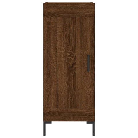 vidaXL Highboard Braun Eichen-Optik 34,5x34x180 cm Holzwerkstoff