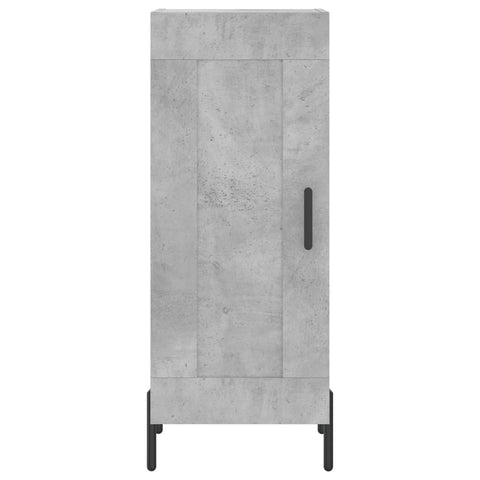 vidaXL Highboard Betongrau 34,5x34x180 cm Holzwerkstoff