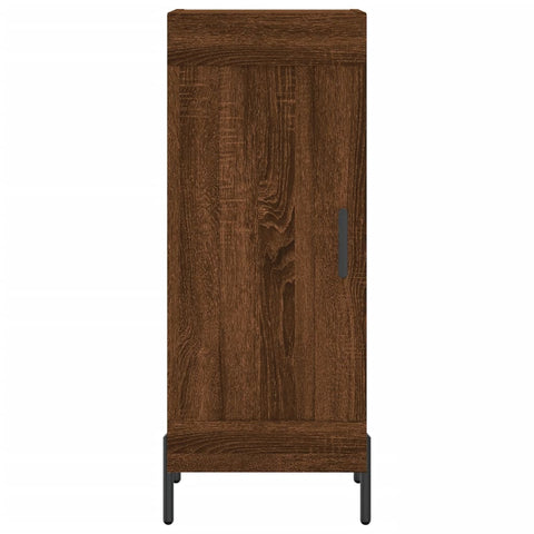 vidaXL Highboard Braun Eichen-Optik 34,5x34x180 cm Holzwerkstoff