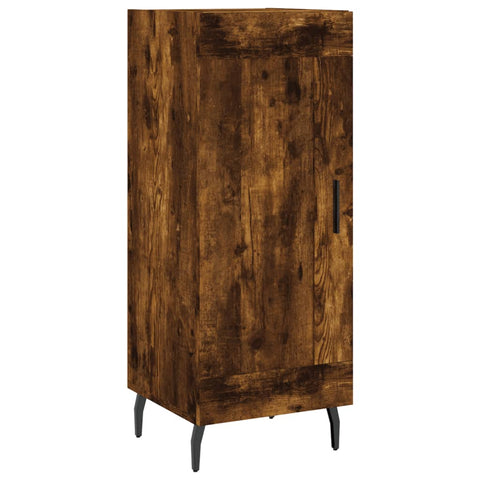 vidaXL Highboard Räuchereiche 34,5x34x180 cm Holzwerkstoff