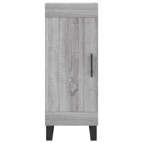 vidaXL Highboard Grau Sonoma 34,5x34x180 cm Holzwerkstoff