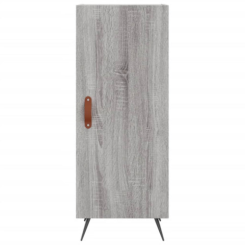 Highboard Grau Sonoma 34,5x34x180 cm Holzwerkstoff