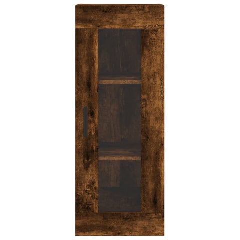 Highboard Räuchereiche 34,5x34x180 cm Holzwerkstoff