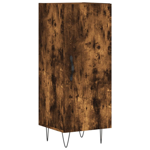 vidaXL Highboard Räuchereiche 34,5x34x180 cm Holzwerkstoff