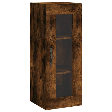 vidaXL Highboard Räuchereiche 34,5x34x180 cm Holzwerkstoff