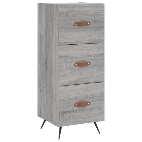 vidaXL Highboard Grau Sonoma 34,5x34x180 cm Holzwerkstoff