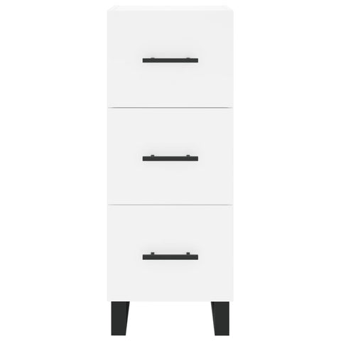 vidaXL Highboard Weiß 34,5x34x180 cm Holzwerkstoff