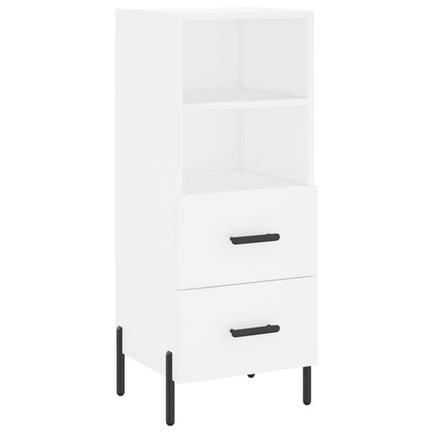 vidaXL Highboard Weiß 34,5x34x180 cm Holzwerkstoff