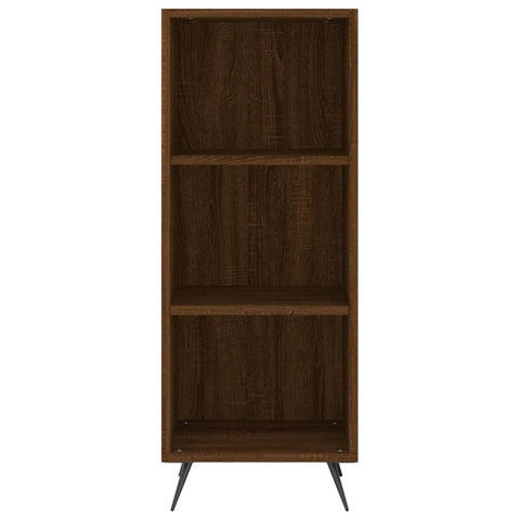 Highboard Braun Eichen-Optik 34,5x34x180 cm Holzwerkstoff