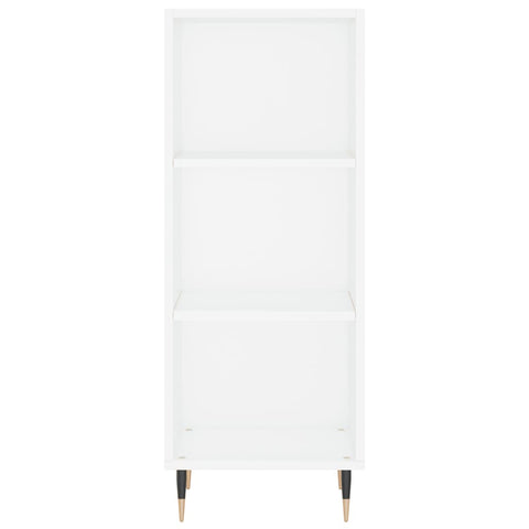 vidaXL Highboard Weiß 34,5x34x180 cm Holzwerkstoff