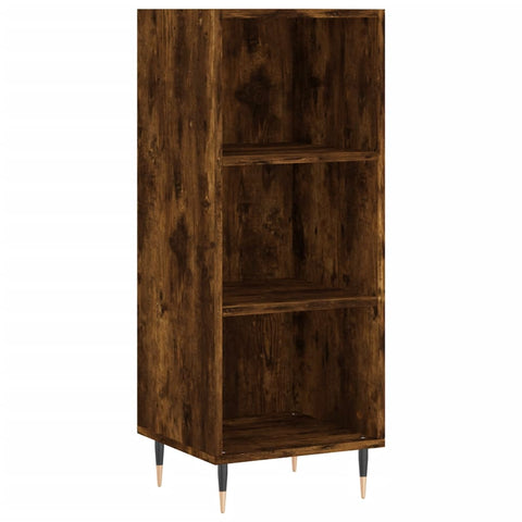 Highboard Räuchereiche 34,5x34x180 cm Holzwerkstoff