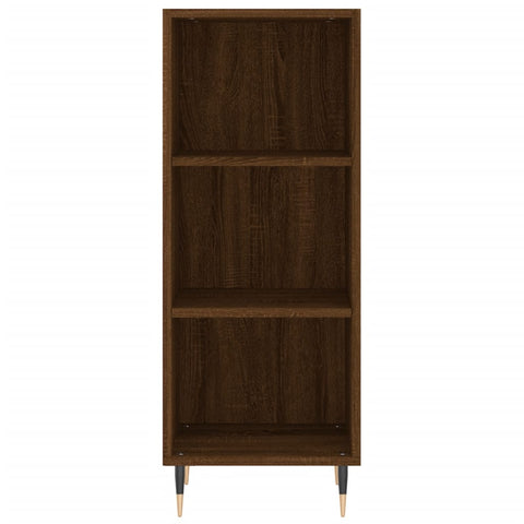 Highboard Braun Eichen-Optik 34,5x34x180 cm Holzwerkstoff