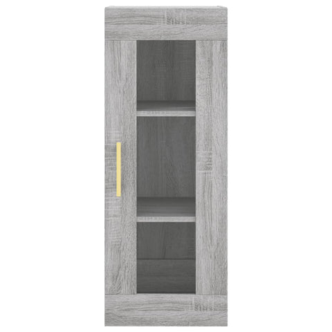 vidaXL Highboard Grau Sonoma 34,5x34x180 cm Holzwerkstoff