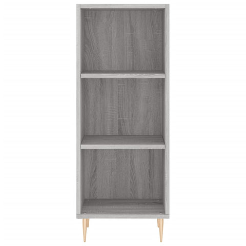 vidaXL Highboard Grau Sonoma 34,5x34x180 cm Holzwerkstoff