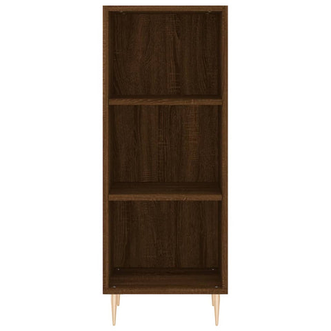 Highboard Braun Eichen-Optik 34,5x34x180 cm Holzwerkstoff