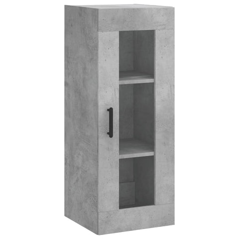 vidaXL Highboard Betongrau 34,5x34x180 cm Holzwerkstoff