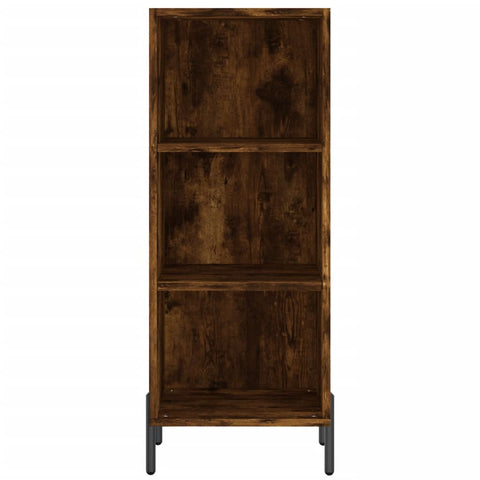 vidaXL Highboard Räuchereiche 34,5x34x180 cm Holzwerkstoff