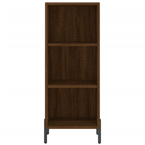 vidaXL Highboard Braun Eichen-Optik 34,5x34x180 cm Holzwerkstoff