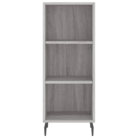 Highboard Grau Sonoma 34,5x34x180 cm Holzwerkstoff