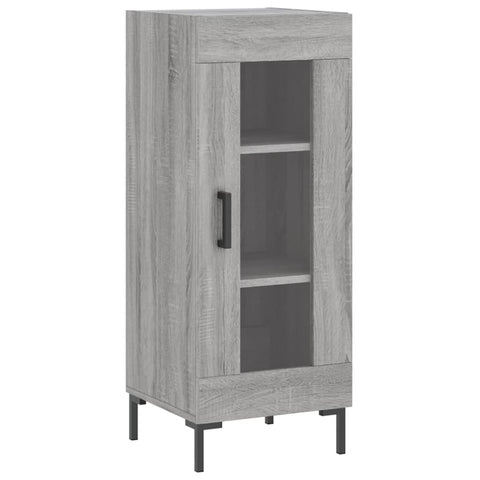 vidaXL Highboard Grau Sonoma 34,5x34x180 cm Holzwerkstoff