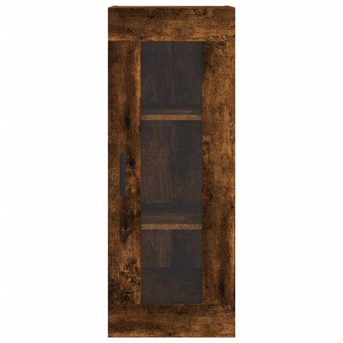 vidaXL Highboard Räuchereiche 34,5x34x180 cm Holzwerkstoff