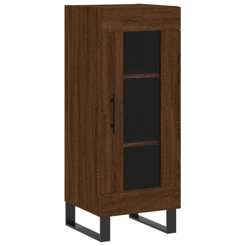 vidaXL Highboard Braun Eichen-Optik 34,5x34x180 cm Holzwerkstoff