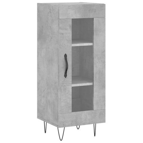 vidaXL Highboard Betongrau 34,5x34x180 cm Holzwerkstoff