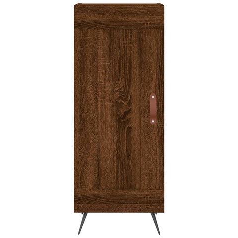 Highboard Braun Eichen-Optik 34,5x34x180 cm Holzwerkstoff