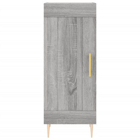 vidaXL Highboard Grau Sonoma 34,5x34x180 cm Holzwerkstoff