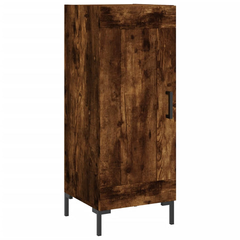 vidaXL Highboard Räuchereiche 34,5x34x180 cm Holzwerkstoff