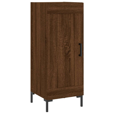 vidaXL Highboard Braun Eichen-Optik 34,5x34x180 cm Holzwerkstoff