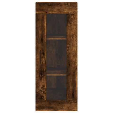 vidaXL Highboard Räuchereiche 34,5x34x180 cm Holzwerkstoff