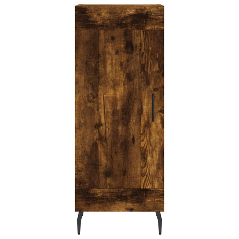 vidaXL Highboard Räuchereiche 34,5x34x180 cm Holzwerkstoff