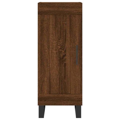 vidaXL Highboard Braun Eichen-Optik 34,5x34x180 cm Holzwerkstoff