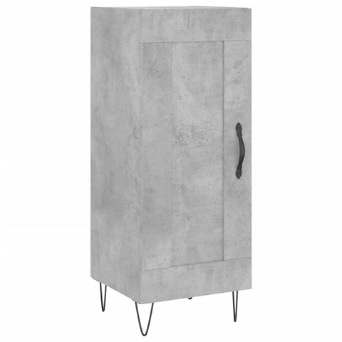 vidaXL Highboard Betongrau 34,5x34x180 cm Holzwerkstoff